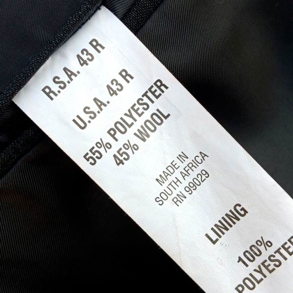 DAVID BIOS MEN'S PIN STRIPED (3) BUTTON WOOL BLEND LUX BLAZER - Picture 17 of 17